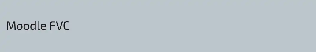 Moodle FVC